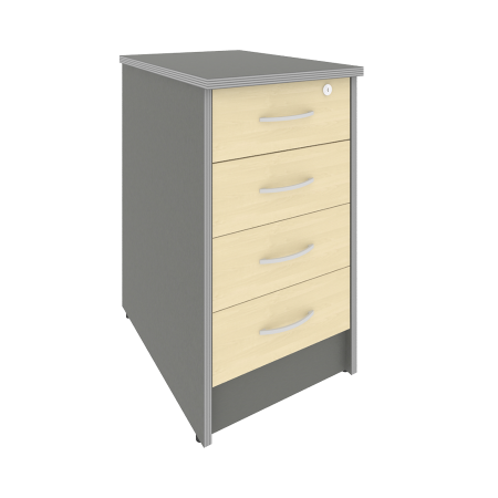 Тумба приставная (с замком) А.ТП-4.1