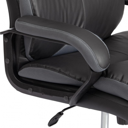 Кресло Дюк МеталБл (Duke metal BL) (экокожа)