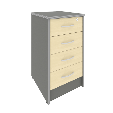 Тумба приставная (с замком) А.ТП-4