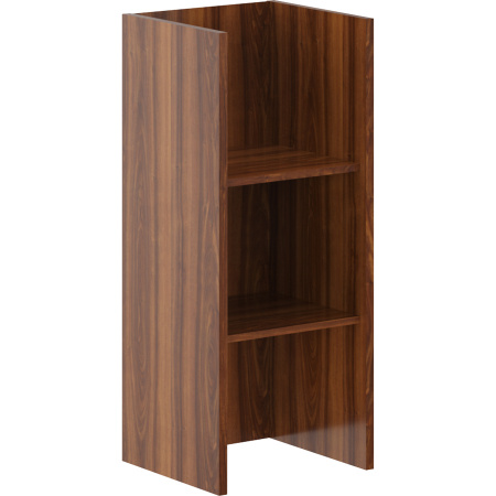 Шкаф-колонка средняя с глухой малой дверью (Л/ПР) В 421.2