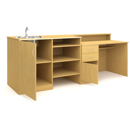 Стол демонстрационный с раковиной Лц.СДД-Р