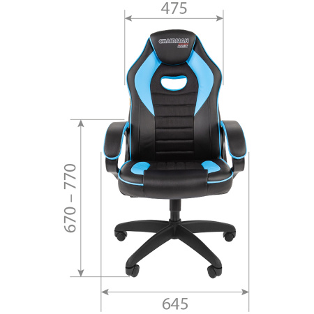 Геймерское кресло CHAIRMAN ДРАЙВ (GAME) 16