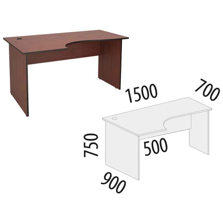 Стол эргономичный левый 4x.46