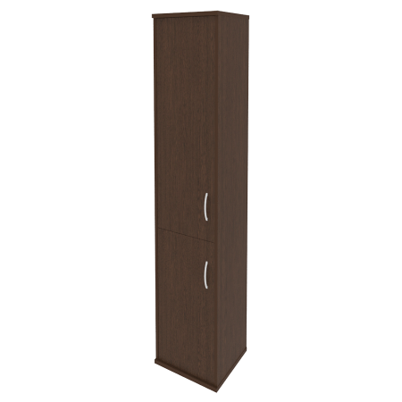 Шкаф высокий узкий левый (1 низкая дверь ЛДСП, 1 средняя дверь ЛДСП) А.СУ-1.3 Л