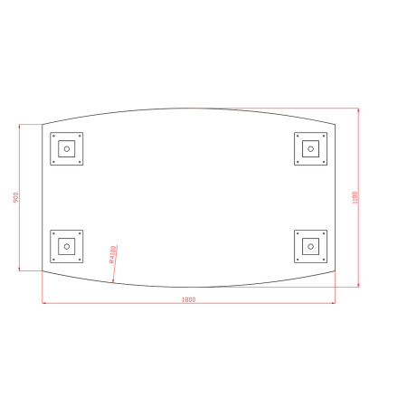 Стол переговорный KPRG-2