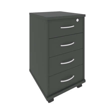 Тумба подкатная (4 ящика, с замком) А.ТМ-4