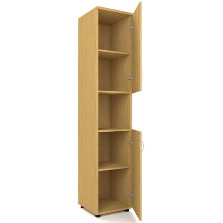 Шкаф для документов Р.П-4 узкий высокий с двумя дверями и нишей