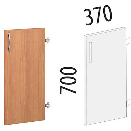 Дверь ЛДСП 2 секции (лев/прав) 42.79