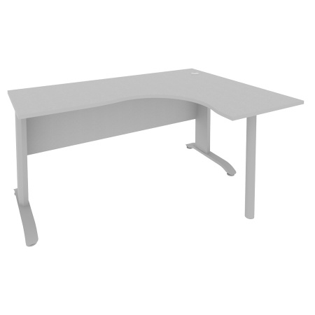 Стол офисный криволинейный на металлокаркасе правый ПЛ.СА-4