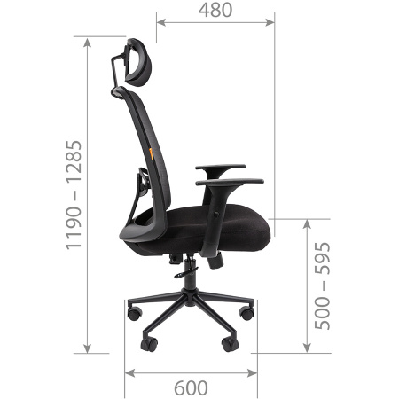 Кресло руководителя CHAIRMAN 535 черный