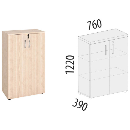 Шкаф офисный 63.64