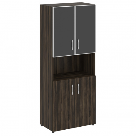 Шкаф высокий широкий (стекло лакобель в раме) LT.ST-1.4 R