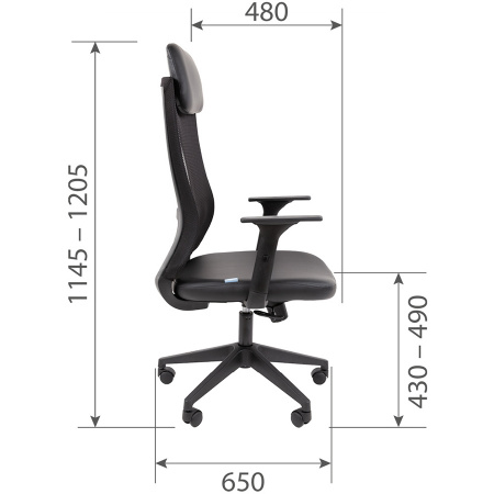 Кресло CHAIRMAN 500 ЛТ (LT) ЭКО