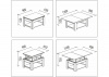 Стол журнальный трансформер Агат-24.10