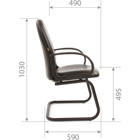Кресло для посетителей CHAIRMAN 279 В (V)