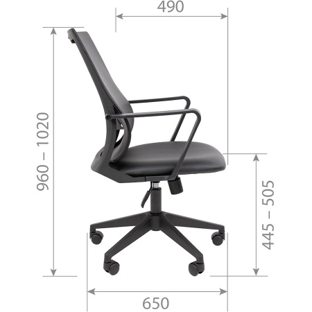 Кресло офисное CHAIRMAN 545 ЭКО БП