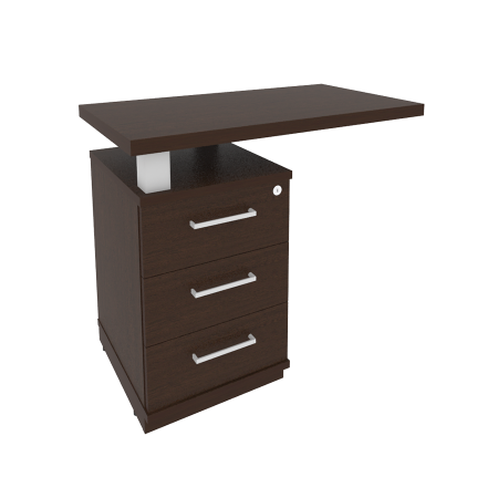 Тумба приставная для прямоугольного стола KTP-1 (Левая / Правая)