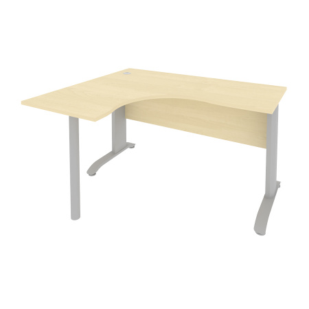 Стол офисный криволинейный на металлокаркасе левый ПЛ.СА-3