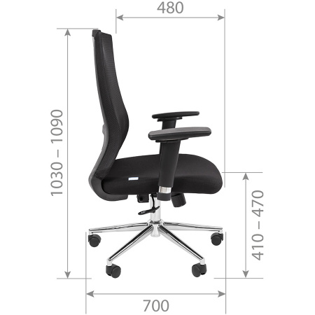 Кресло CHAIRMAN 500 ЛЮКС (LUX) БП