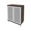 Шкаф низкий широкий (стекло в раме) KST-3.2R