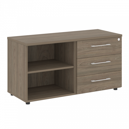 Тумба стационарная 3 ящика + открытая секция LT.TS-2