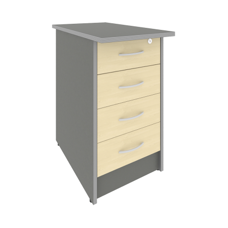 Тумба приставная (с замком) А.ТП-4.2