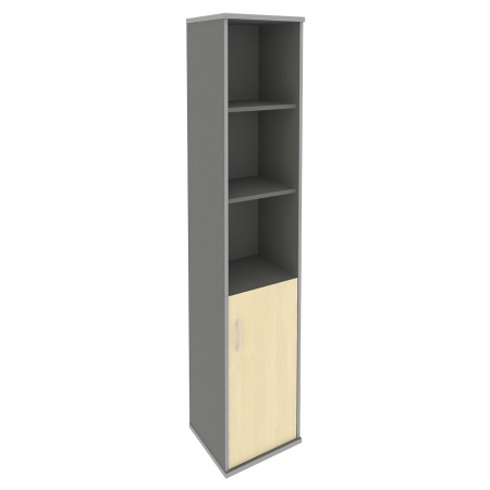 Шкаф высокий узкий правый (1 низкая дверь ЛДСП) А.СУ-1.1 П