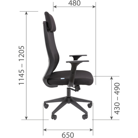 Кресло CHAIRMAN 500 ЛТ (LT) ТВ (TW)