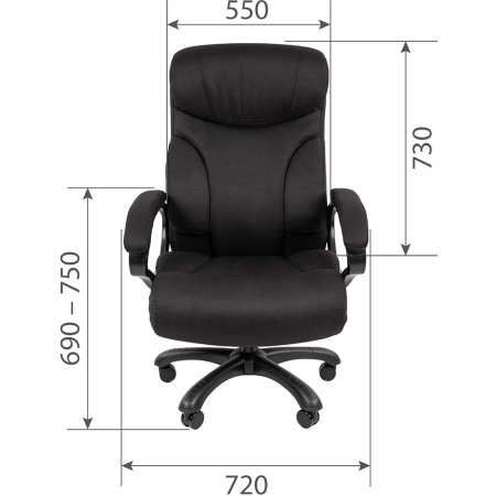 Кресло CHAIRMAN 401 ТКАНЬ