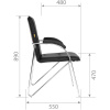 Кресло для посетителей CHAIRMAN 850 Н (N)