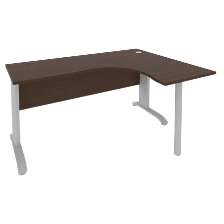 Стол офисный криволинейный на металлокаркасе правый ПЛ.СА-4